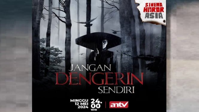 Sinopsis Film 'Jangan Dengerin Sendiri' Sinema Horor Asia ANTV: Misteri Siaran Radio Berujung Teror Hantu!