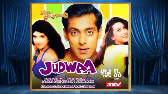 Sinopsis film Judwaa, Mega Bollywood ANTV: Kisah Terpisahnya si Kembar oleh Kejahatan!