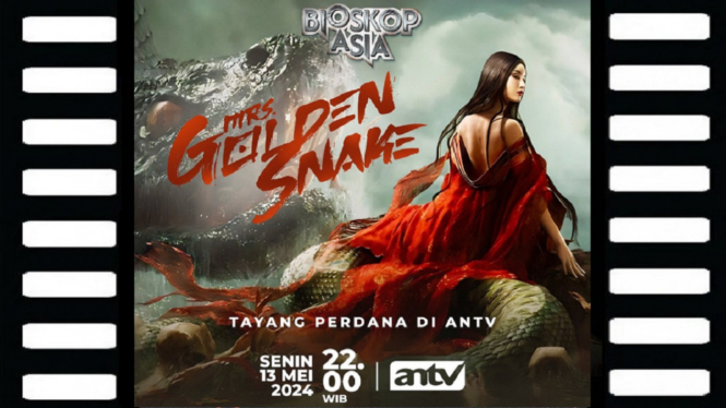 Perdana Tayang di ANTV, Film 'Mrs. Golden Snake' Bioskop Asia: Kisah Wanita Cantik Siluman Ular Emas!