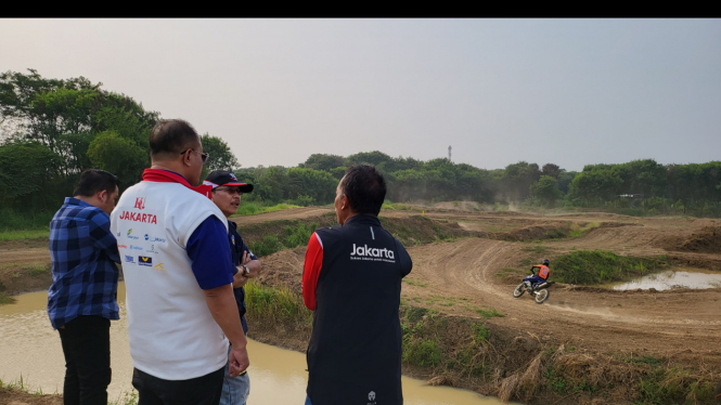 KONI DKI Monitoring Tim balap motor DKI di Bekasi
