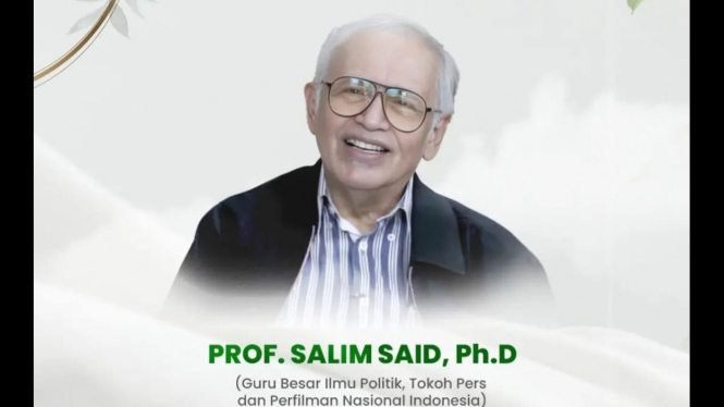Prof Salim Said, PhD meninggal dunia