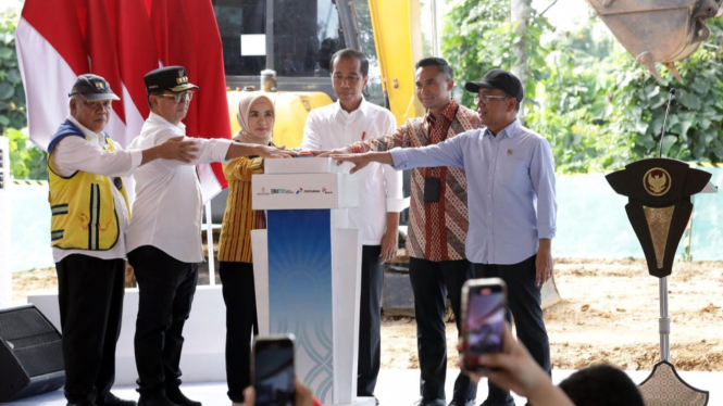 Presiden Jokowi groundbreaking Nusantara Sustainibility Hub