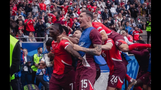 Piala Eropa 2024 : Swiss kalahkan Hungaria 3-1
