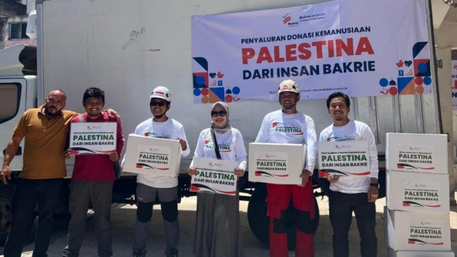 Bakrie Amanah Distribusikan Bantuan ke Palestina