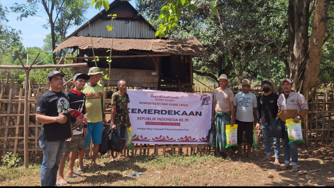 Dalam rangka Hari Kemerdekaan lalukan aksi Berbagi Rizki