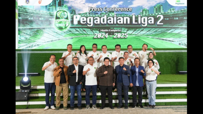 Pegadaian Liga 2. Erick Thohir, Harus Solid Bangun Sepakbola Bersih