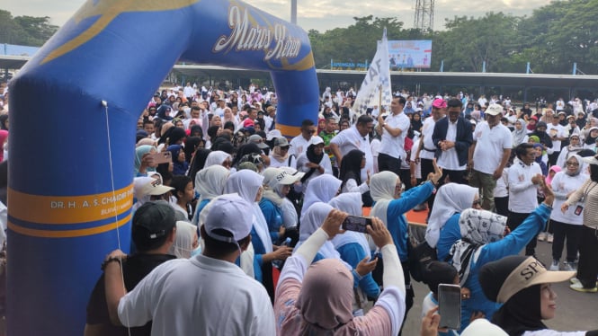 Gelar Jalan Sehat di Maros, KPI Ajak Publik