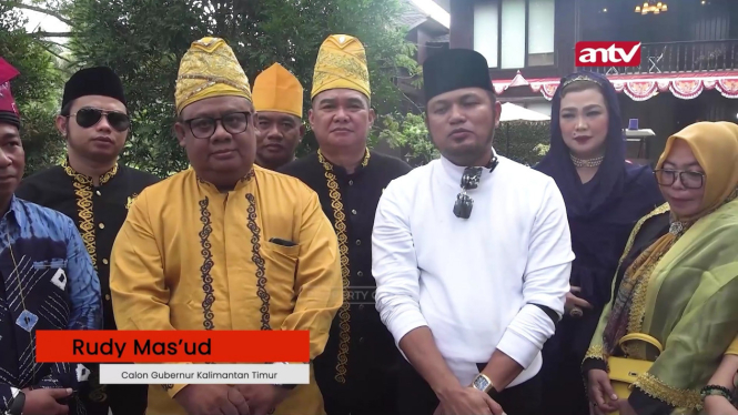 Cagub Kaltim H. Rudy Mas'ud Sambut Kunjungan Lembaga Adat Kesultanan Banjar