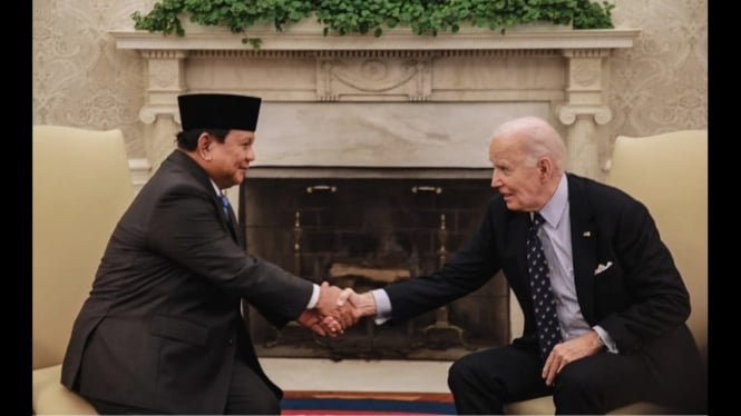 Presiden Prabowo Subianto & Presiden Joe Biden