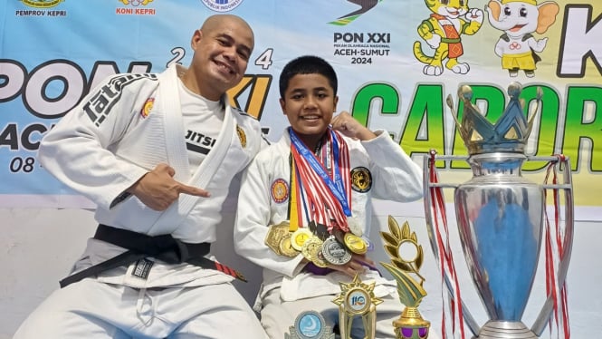 Bocah Ajaib dari Batam, Kenzie Pintar Matematika, Sang Juara Jujitsu Incar Gelar Internasional