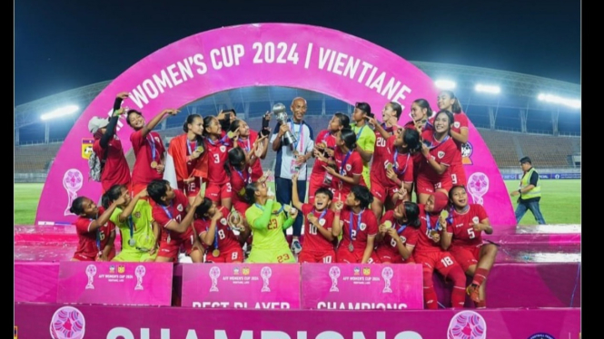 Timnas wanita juara Piala AFF 2024