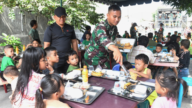 Kodam I Bukit Barisan Peduli Makanan Sehat Bergizi