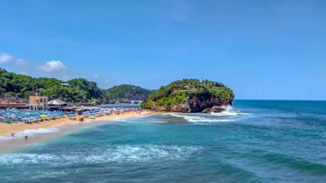 Pantai Drini Yogyakarta, 'Surga' Tersembunyi Favorit Wisatawan