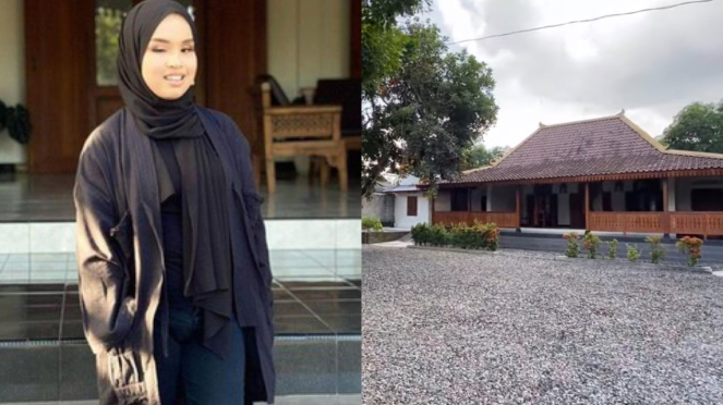 7 Potret Rumah Putri Ariani di Yogyakarta, Megah dengan Furniture Kayu