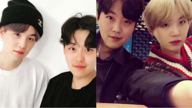 Suga BTS dan Min Geumjae (kakak laki-laki)