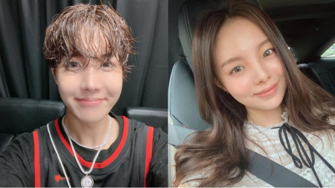 J-Hope BTS dan Jung Da Won (kakak perempuan)