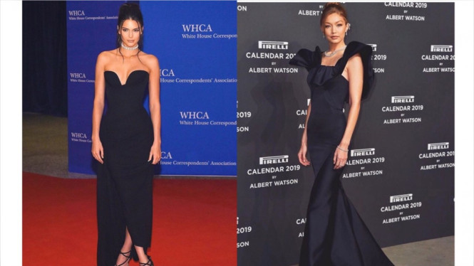 Kendall Jenner dan Gigi Hadid