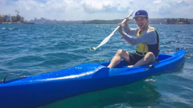 Yoson An hobi olahraga outdoor