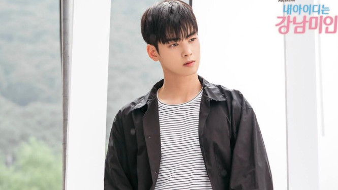 Cha Eun Woo dalam drama My ID is Gangnam Beauty