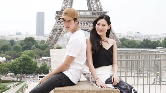 Tor Thanapob dan kekasih pramugarinya