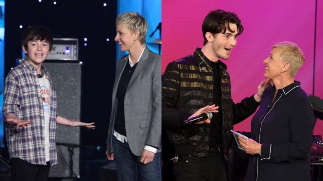Greyson Chance dan Ellen DeGeneres