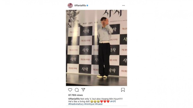 Tiffani Afifa bertemu dengan Hwang Minhyun