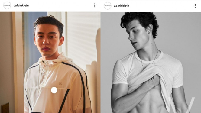 Yoo Ah In dan Shawn Mendes jadi brand ambassador global Calvin Klein