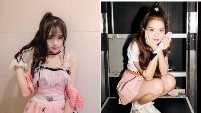 Yupi JKT48 dan Jisoo Blackpink