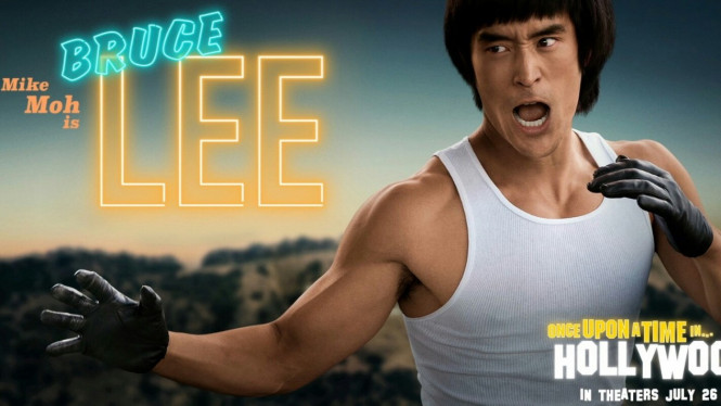 Mike Moh sebagai Bruce Lee di Once Upon A Time in Hollywood.
