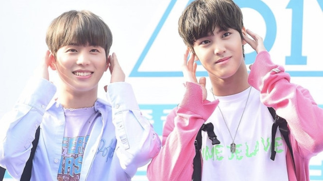 Song Yu Vin dan Kim Kook Heon Produce X 101