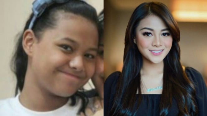 Aurel Hermansyah waktu kecil