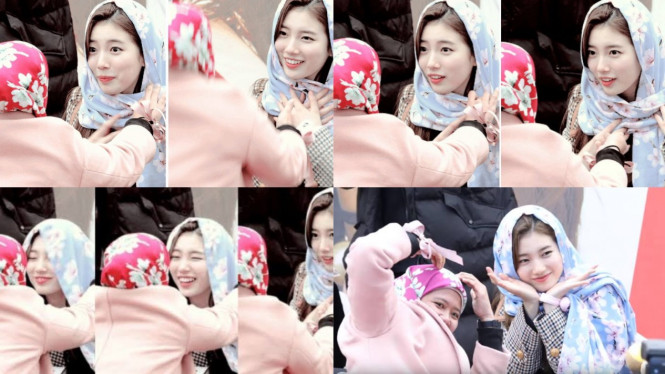 Suzy Pakai Kerudung