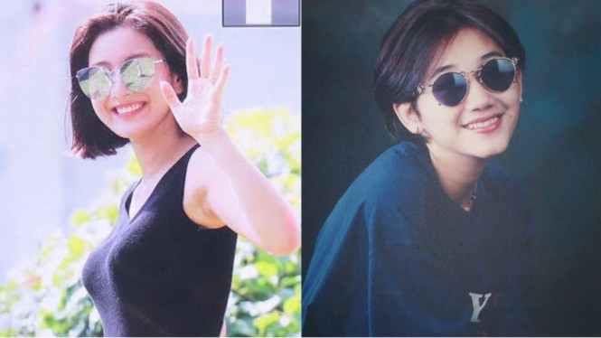 Jihyo TWICE dan Nike Ardilla