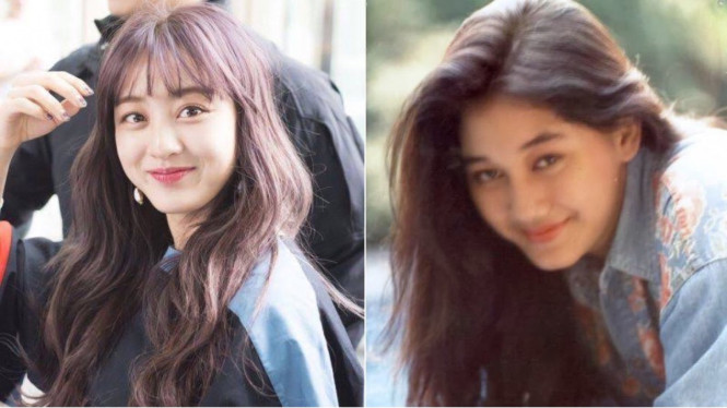 Jihyo TWICE dan Nike Ardilla