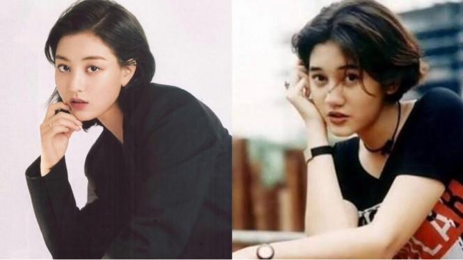 Jihyo TWICE dan Nike Ardilla