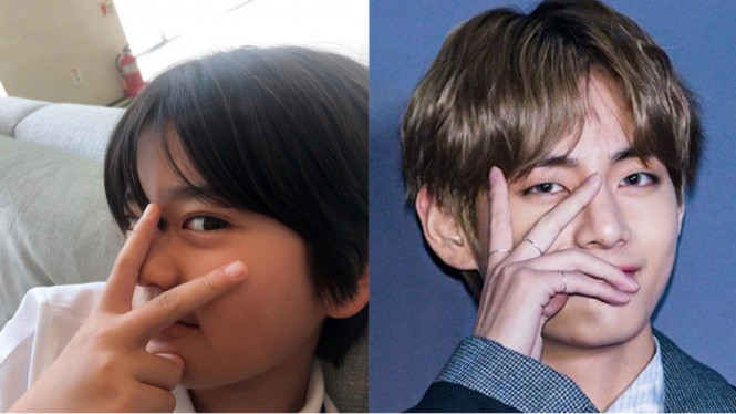 Kim Kang Hoon dan V BTS