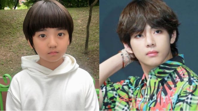 Kim Kang Hoon dan V BTS