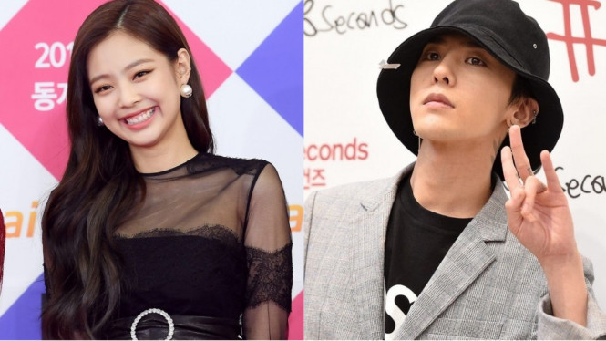 Jennie Blackpink dan G-Dragon