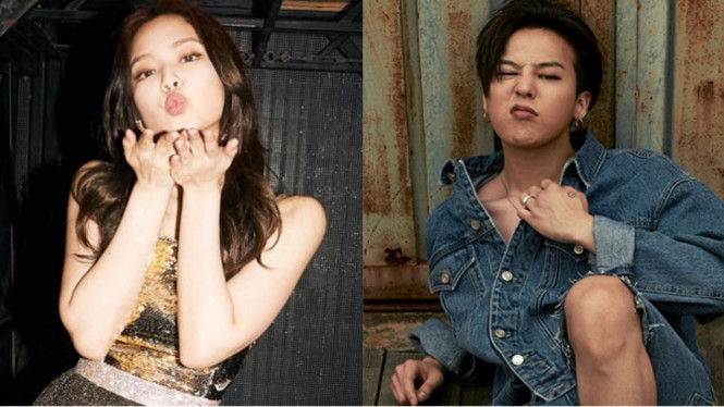 Jennie Blackpink dan G-Dragon