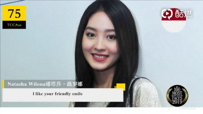 Natasha Wilona masuk daftar wanita cantik Asia