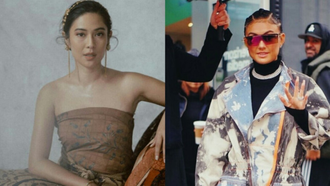 Dian Sastro dan Agnez Mo