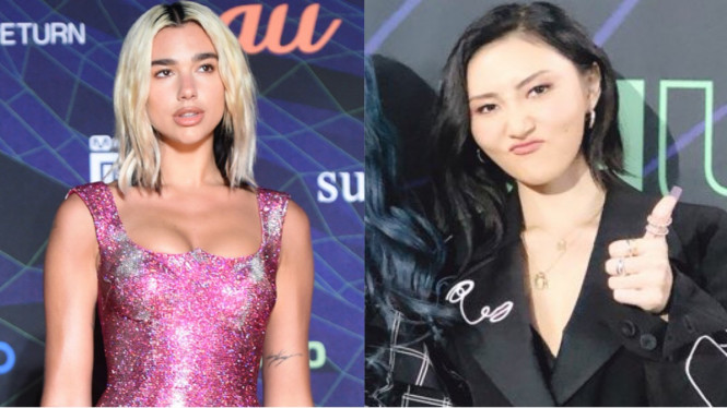 Dua Lipa dan Hwasa MAMAMOO