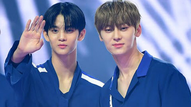 Bae Jin Young CIX dan Hwang Min Hyun NU’EST