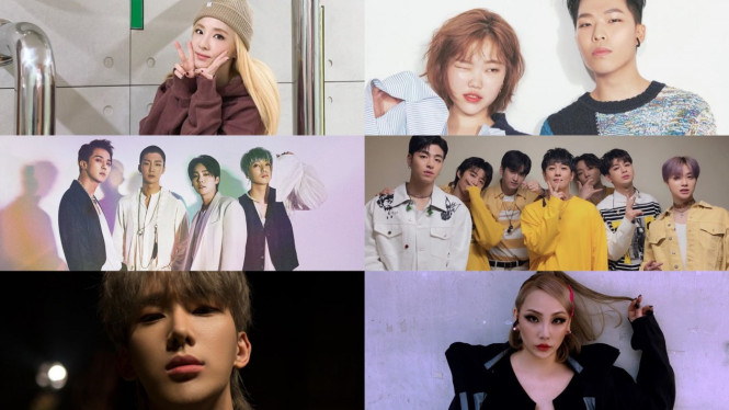 Sandara Park, WINNER, iKON, AKMU, CL, IONE