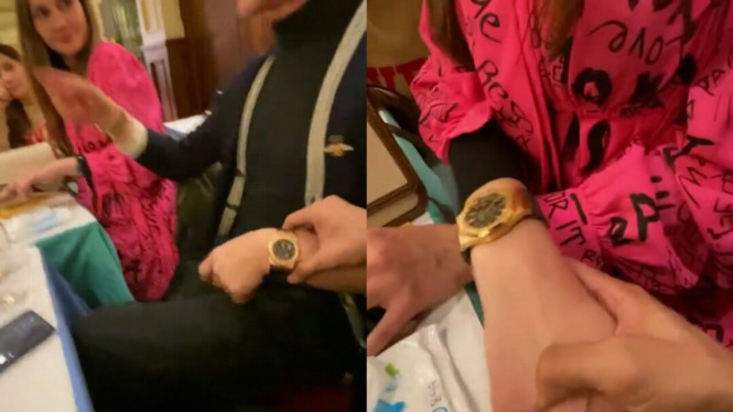 Jam tangan Luna Maya dan ryochin