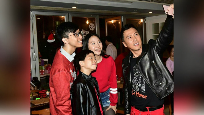 Donnie Yen dan anak