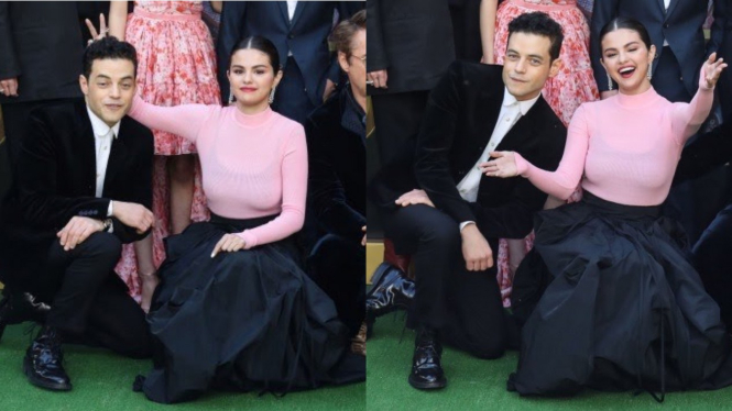 Kocak, Selena Gomez Usilin Rami Malek di Premiere Dolittle