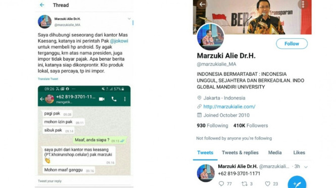 Kaesang Pangarep Twitter