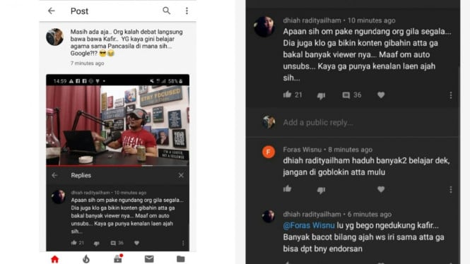 Deddy corbuzier dan Winson Reynaldi