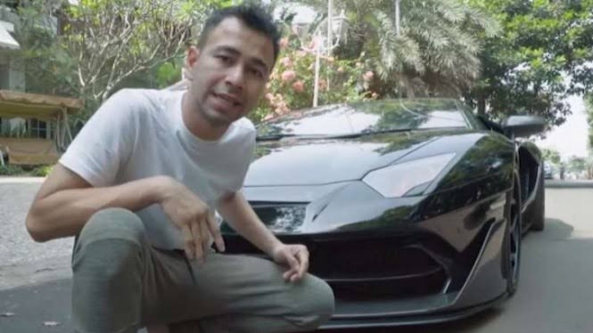 Lamborghini aventador raffi ahmad